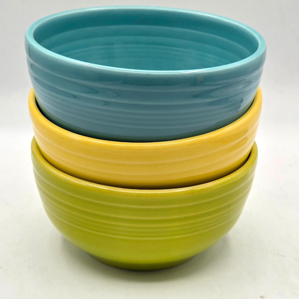 Homer Laughlin Fiesta Fiestaware Small Bistro Bowls Set of 3